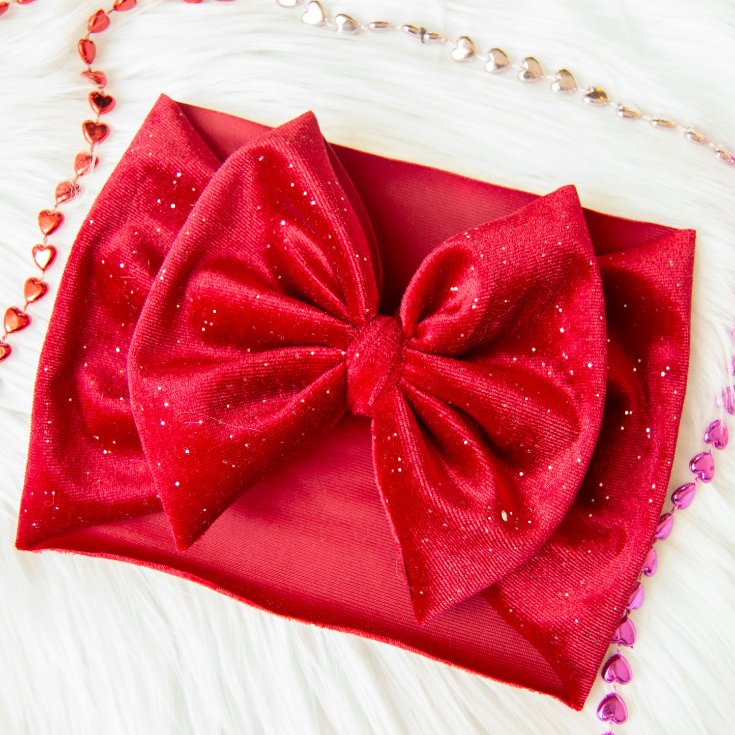 Red Rhinestone Velvet