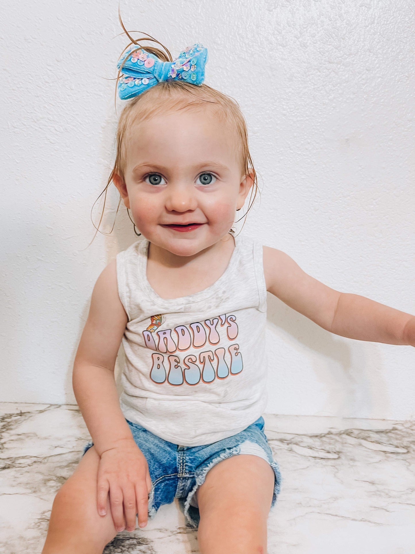 Velvet Sequin Bow Clip & Headband