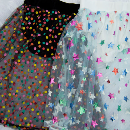 Confetti Tulled Skirt with Velvet Bloomies